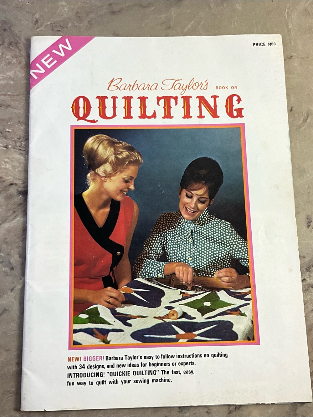 Vintage Barbara Taylors Book on Quilting with 34 Designs